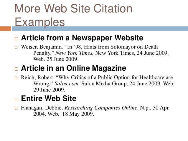 [53] Mla Online Article Citation Example